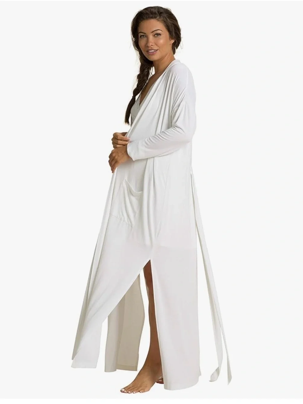 Barefoot Dreams Luxe Milk Jersey Women's Duster Robe,  NWT Size XXS/S